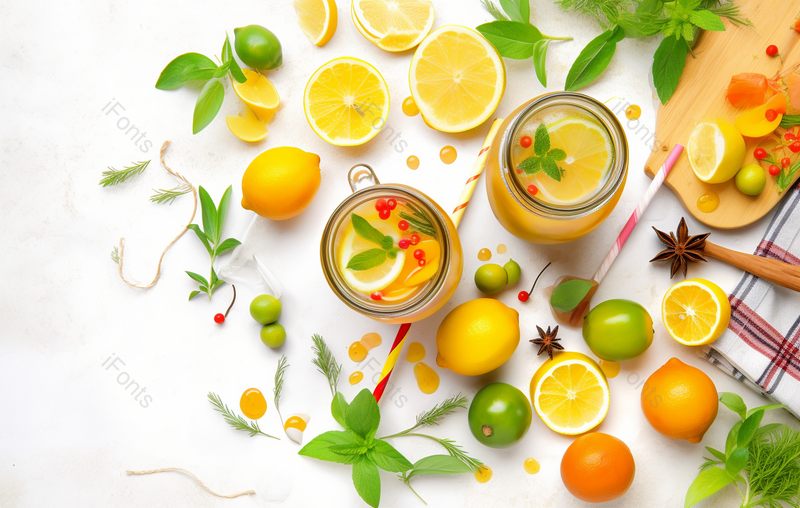 新鲜水果饮料鲜果茶柠檬柚子茶,高清,摄影图,摄影图片,图片大全,摄影图免费下载